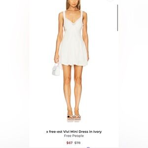 x free-est Vivi Mini Dress in Ivory
Free People